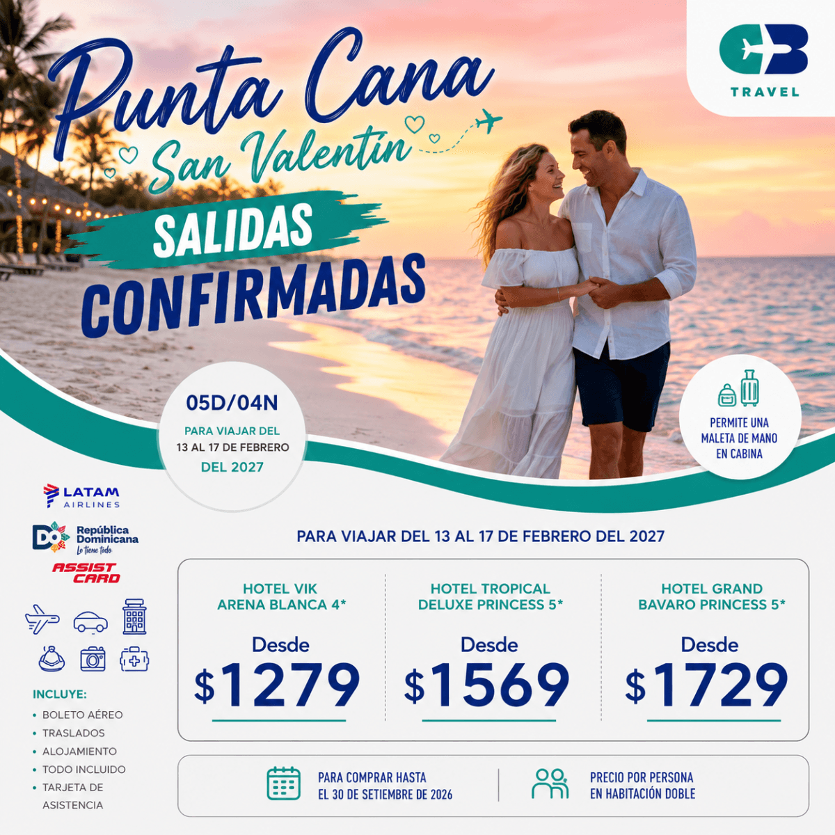Punta Cana – San Valentín
