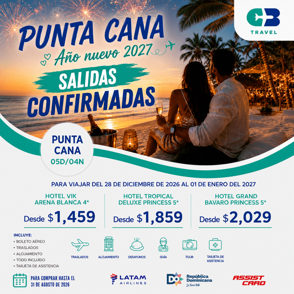 Punta Cana – Año Nuevo 2027