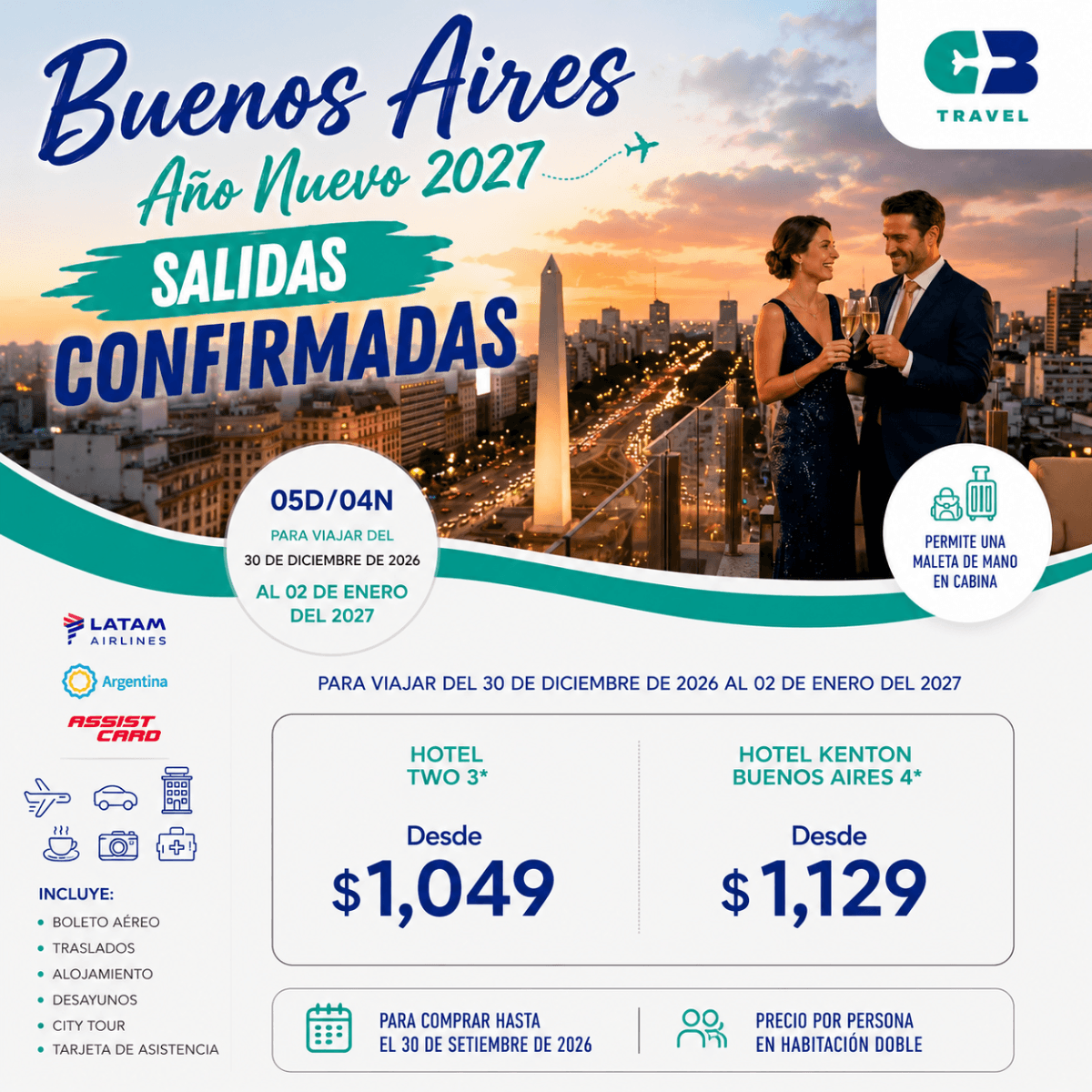 Buenos Aires – Año Nuevo 2027