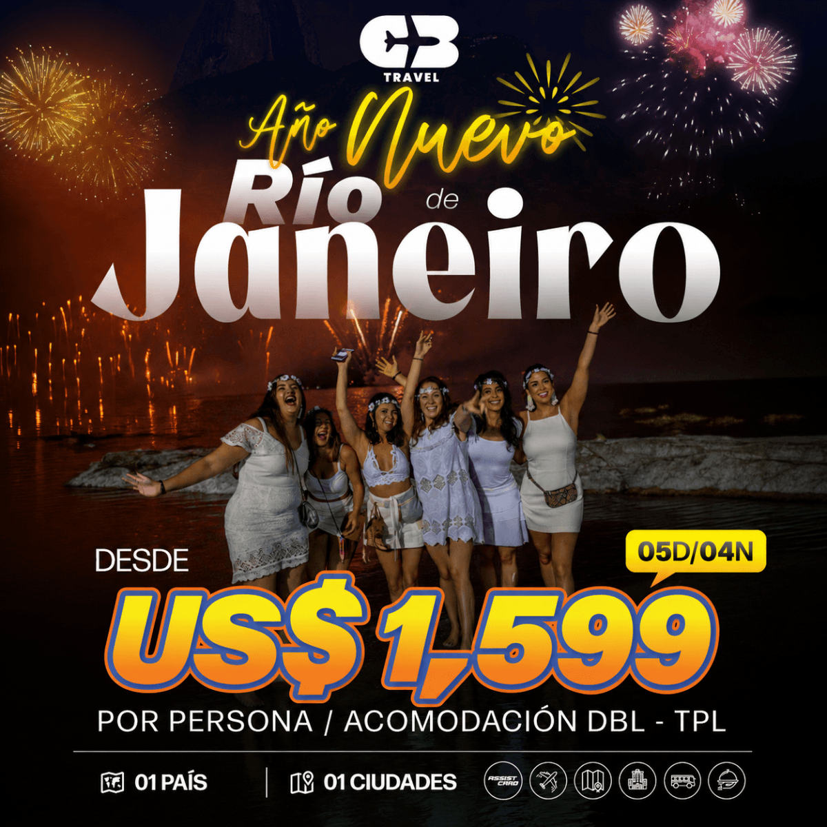 AÑO NUEVO EN RIO DE JANEIRO
