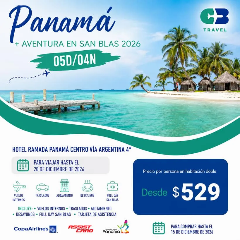 Panamá + Aventura en San Blas