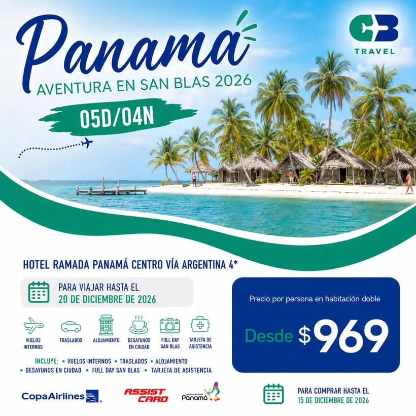 Panamá + Aventura en San Blas